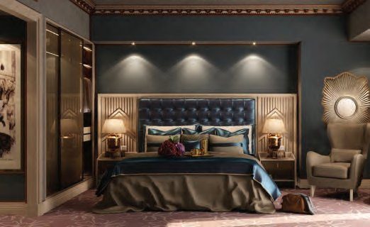 Hotel suite furniture and joinery delivered by ABRR